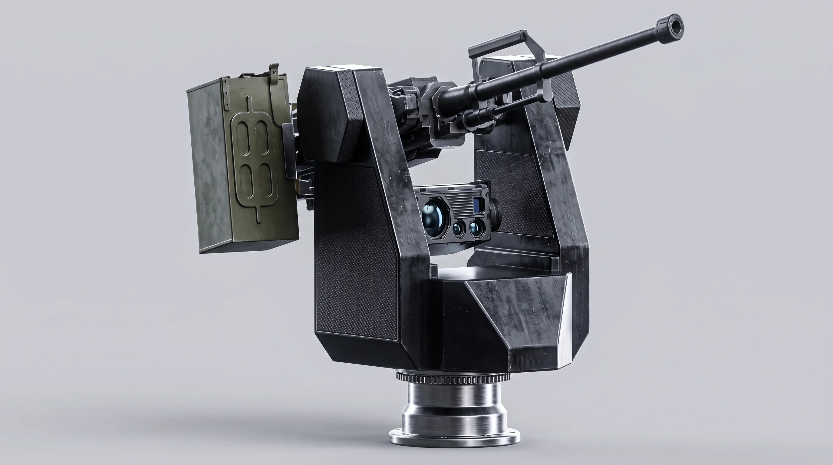 ZARB Heavy Vehicular remote control weapon system for armored platforms manufactured by MHIL